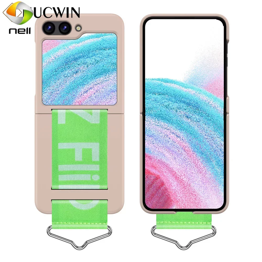 

Ультратонкий чехол-книжка с кольцом для Samsung Z Flip 5, противоударный жесткий чехол для Galaxy Z Flip 3 4 5 z Flip 4 Flip 5 PC