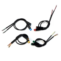 5/20/100 PCS M6 M8 Julet Sensor Waterproof Electric Bicycle Butt Joint Plug Male Female Ebike Display Cable Connector With Wire 6