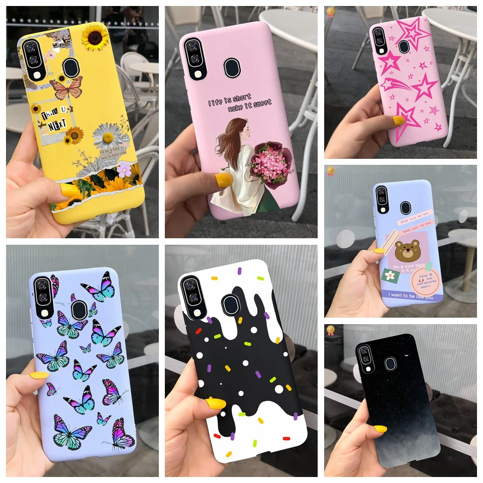 Чехол для Samsung A40 A 40, мягкий милый мультяшный силиконовый чехол из ТПУ для Samsung Galaxy A40 A 40 A405FN, чехол для телефона