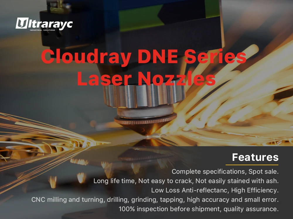Ultra rayc 5 teile/los dne Serie Laser düsen anschluss d 39,6 m14 × 0,75 q90 Höhe 12,3mm 17,6mm für Faserlaser schneide maschine – Detail 1