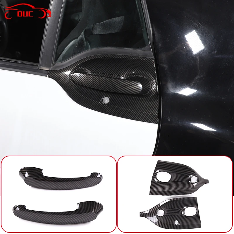 

Auto Car Handle Protective Cover Door Handle Outer Bowls Trim Sticker For Mercedes Benz Smart 451 453 Fortwo Forfour 2009-2021
