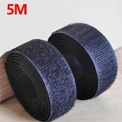 Heavy Duty Sew - On Nylon Fastener Tape Roll - 25mm wide (Black 5meter)