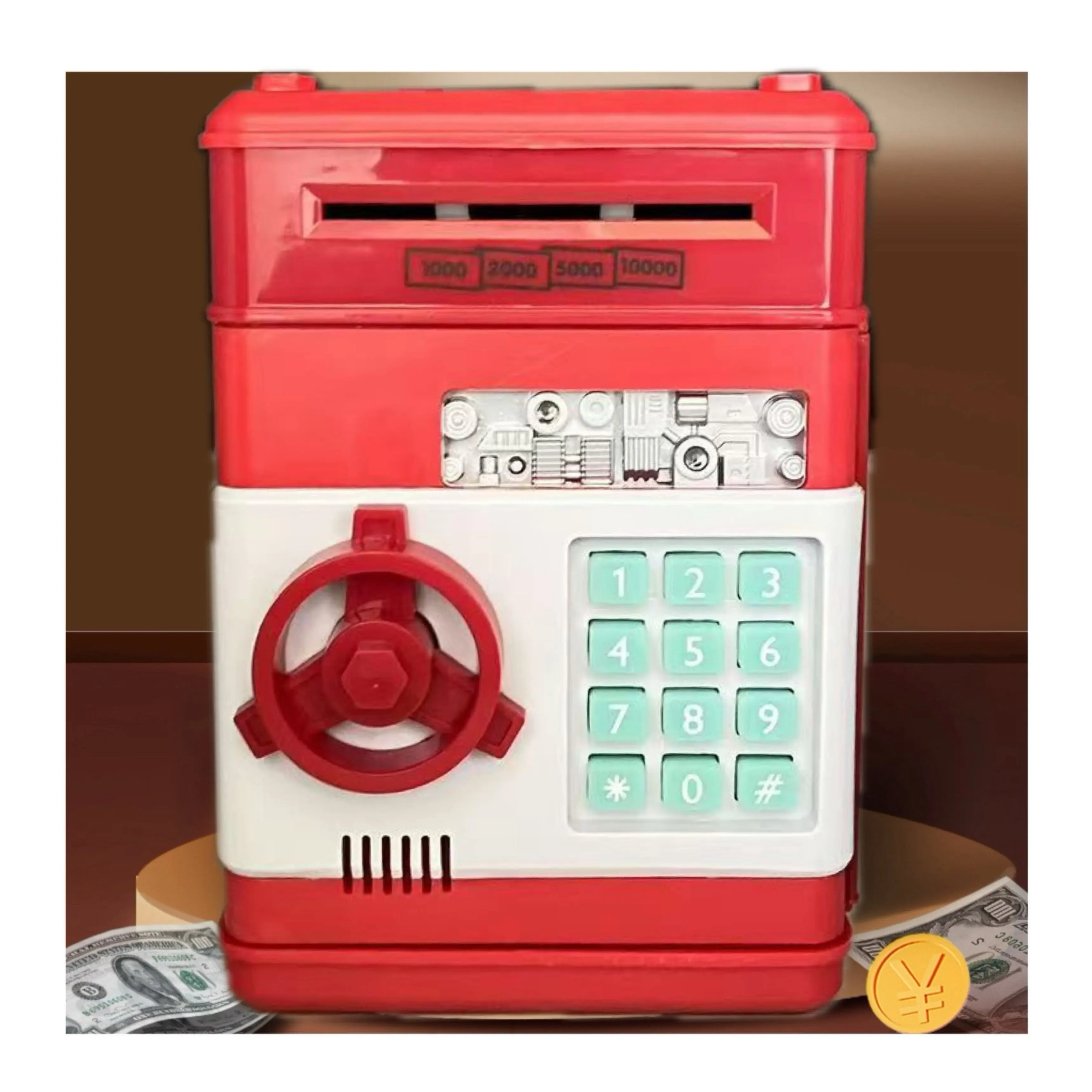 ATM Kids Piggy Bank Toys Safe Deposit Box Piggy Bank Kids Cash Register Money Toys Birthday Gifts