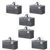 6Pcs Heavy Duty Large Moving Bags Storage Toted for Space Saving,Fold Flat 3