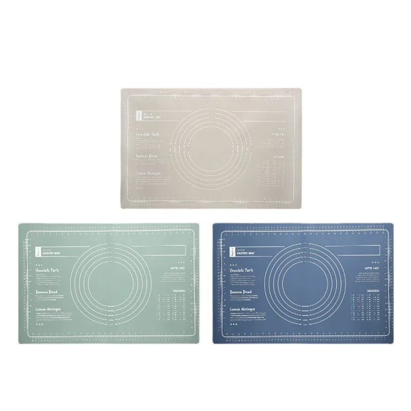 40*60cm Silicone pasta mat with scale Pastry fondant mat Kitchen baking special silicone