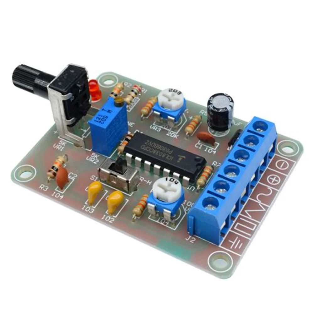 ICL8038 Monolithic Function Signal Generator Module Sine Square Triangle Welded DIY Kit