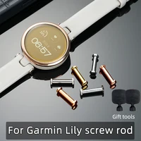14mm connecting rod for GARMIN LILY smart sports watch screw rod fixing strap connecting rod ear rod replacement parts with tool