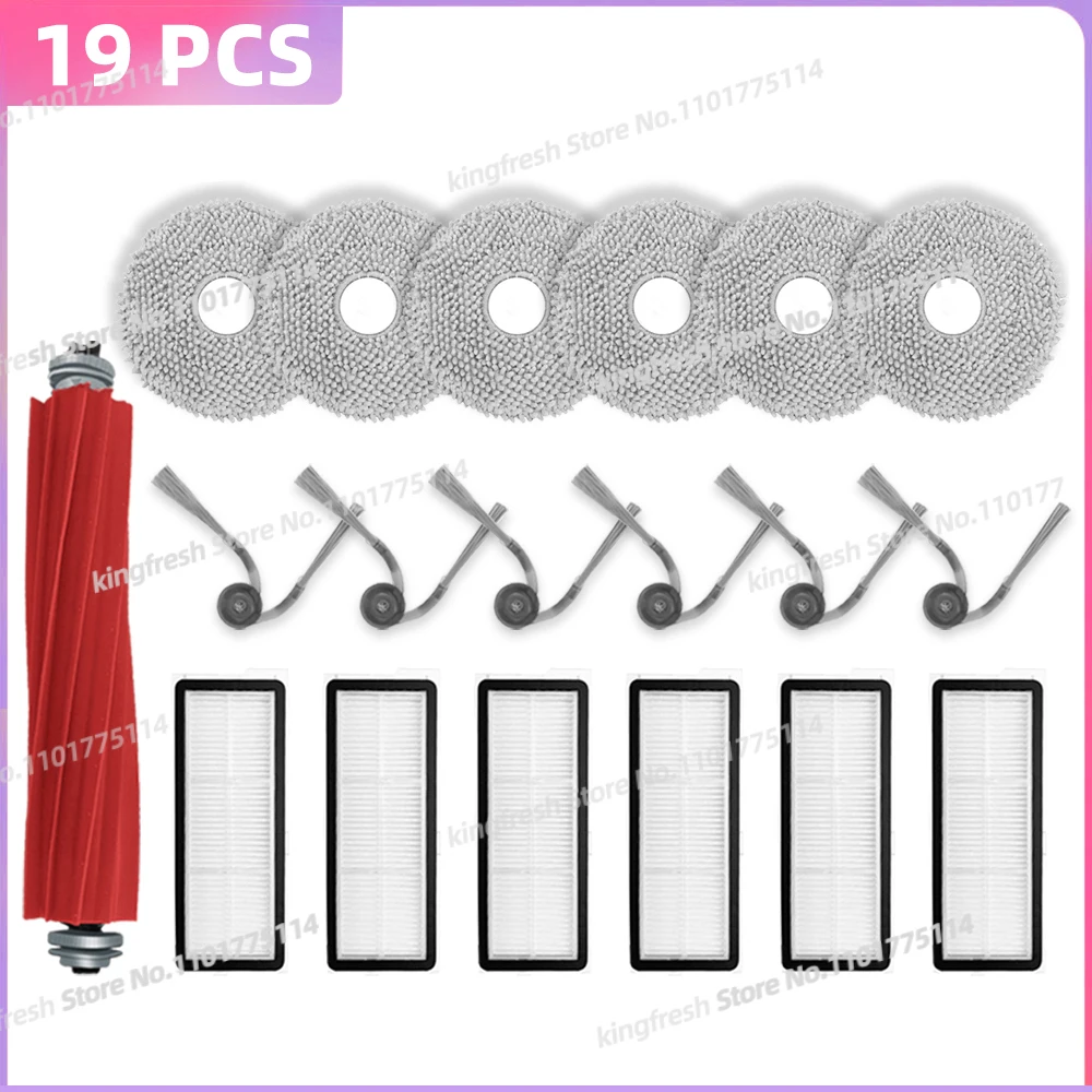 Kit De 21 Accessoires Pour Roborock QV 35A / QV 35S / QR 798 / QR 598 - Brosses, Filtres, Sacs, Lingettes
