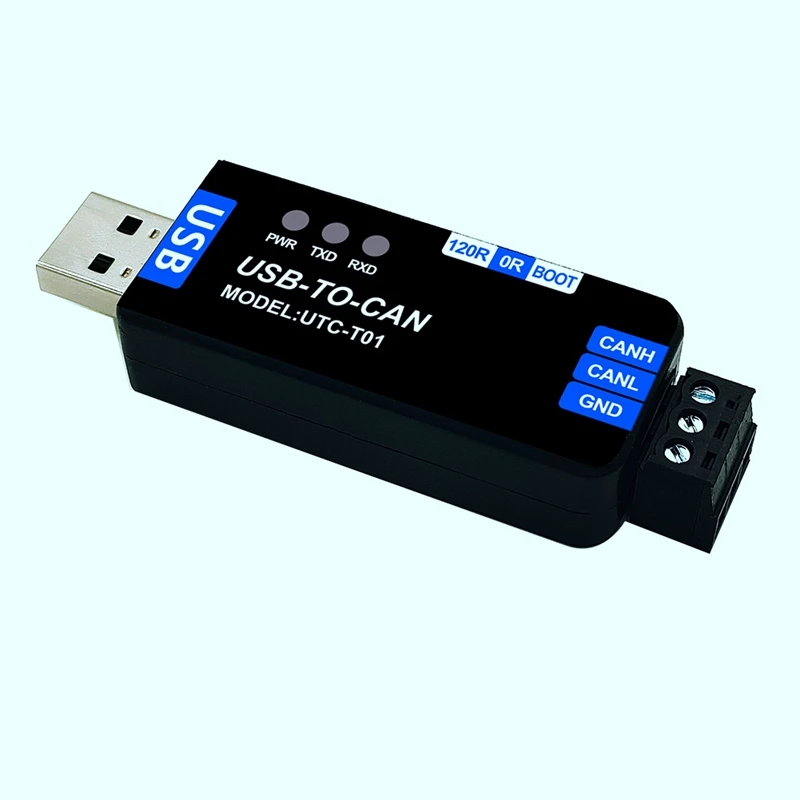 USB To CAN Module CAN Analyzer USB To CAN Adapter USB CAN Bus Analyzer Portable Debugging Assistant Module 3