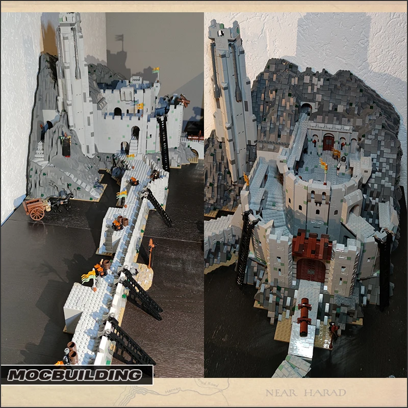 Moc] Helms Deep & Minas Tirith - LEGO Historic Themes - Eurobricks