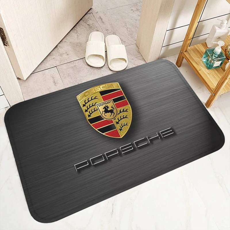 P-Porsche 방 바닥 카펫, 주방 목욕 매트, 욕실 깔개, 맞춤형 카펫, 침실 매트, 현관 문짝 홈 러그 발