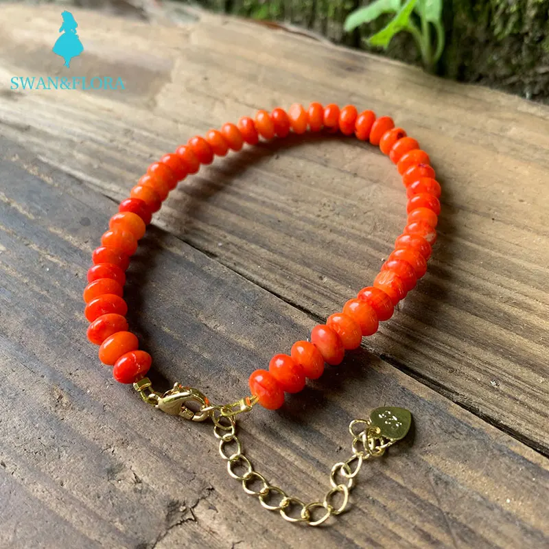 

Natural Coral Bracelet Stone Irregular Jewelry Wholesale Design Handmade