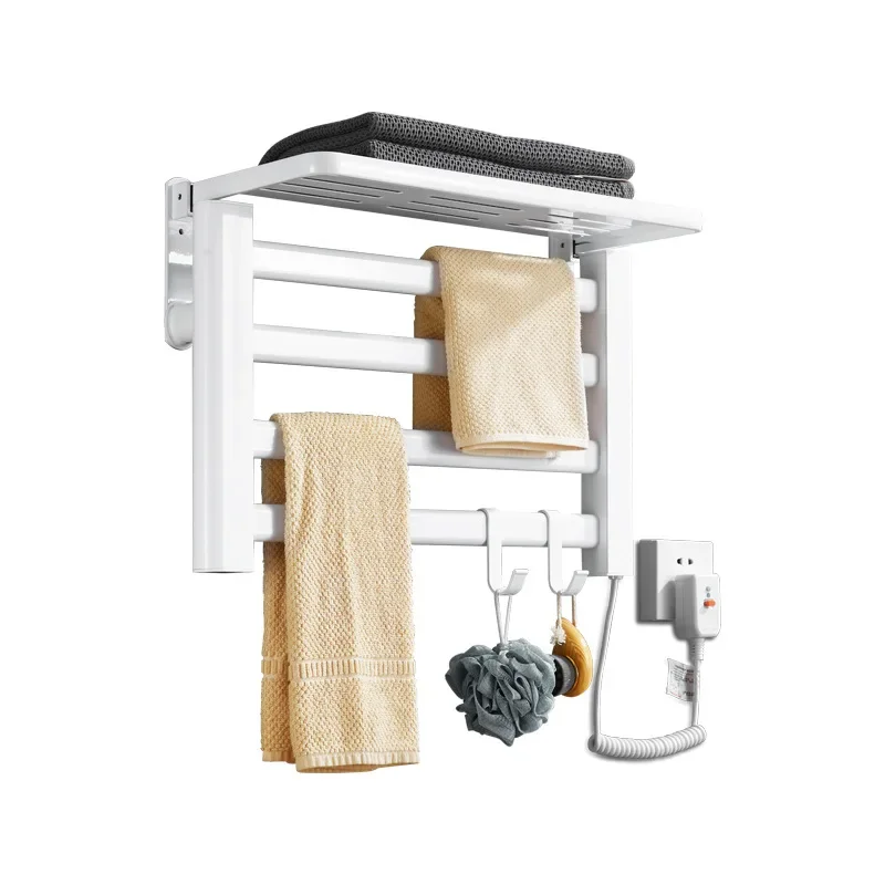 

Blue leopard electric heating towel rack sterilization and mite removal household wall mounted toilet carbon fiber drying bathro