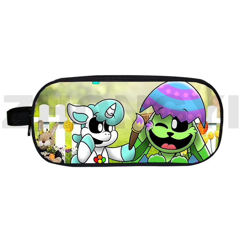 

Новый дизайн, 3D Рисунок улыбающегося животного, фотокарандаш, модный органайзер для макияжа, дорожная Повседневная косметичка, Детские Мультяшные школьные принадлежности