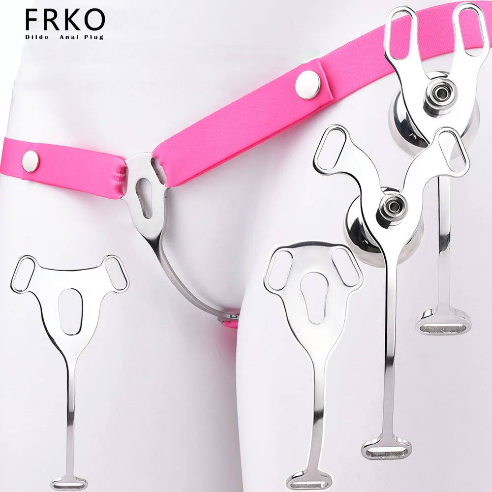 Penis Chastity Cage FRKO New Metal Negative Chastity Cock Cage Elastic Belt Device Male To Female Mimic Pussy With Urethral Inverted Bdsm Men penis chastity cage,chastity lock sex toy,chastity cage accessory