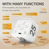 Pomodoro Timer -for Kitchen/Study/Shower Timer,Silent Flip Digital Visual egg Timer, 5/10/25/50min Cooking Gadgets Smart 3