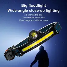 

Rechargeable Headlamp Life Waterproof Charging Quickly Hands-free Induction Super Bright Head Light for Night