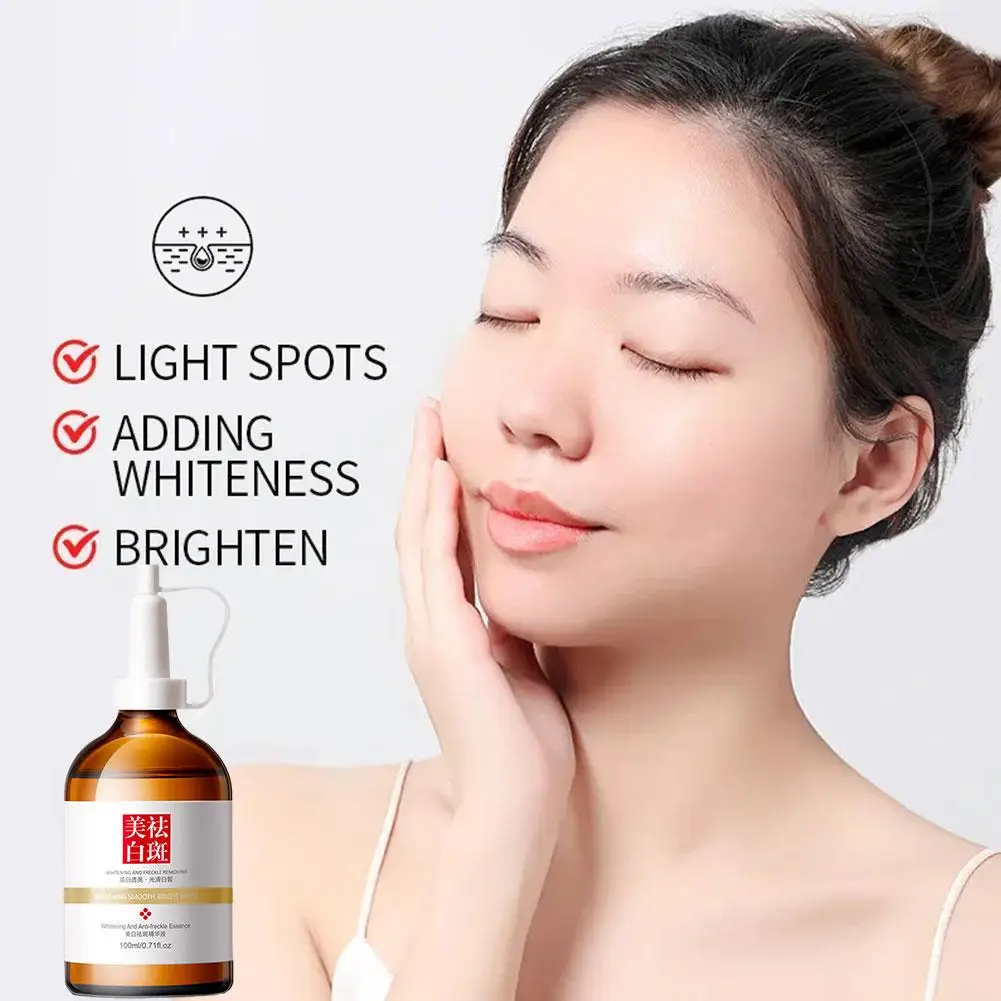 

100ml Whitening Spot Serum Remove Freckles Chloasma Dark Spots Hyperpigmentation Age Spots Light Spots Brighten Skin Care