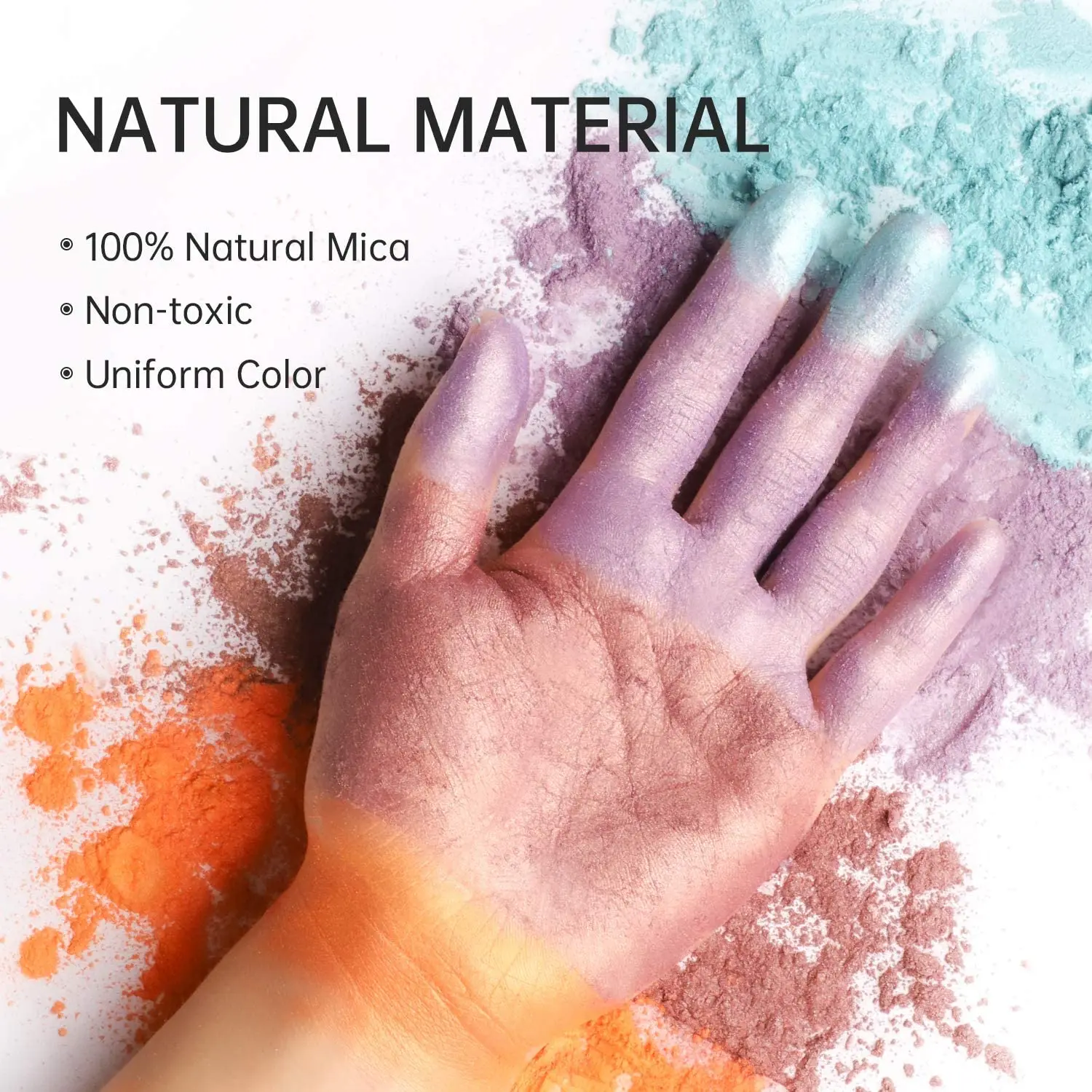 50g Pearl Mica Powder pigment for nail glitter Soap Making Nail Eyeshadow Blush Epoxy Resin Dye Pearl Pigment car paint nail pigment nail powder mica powder automotive paint pigment powder