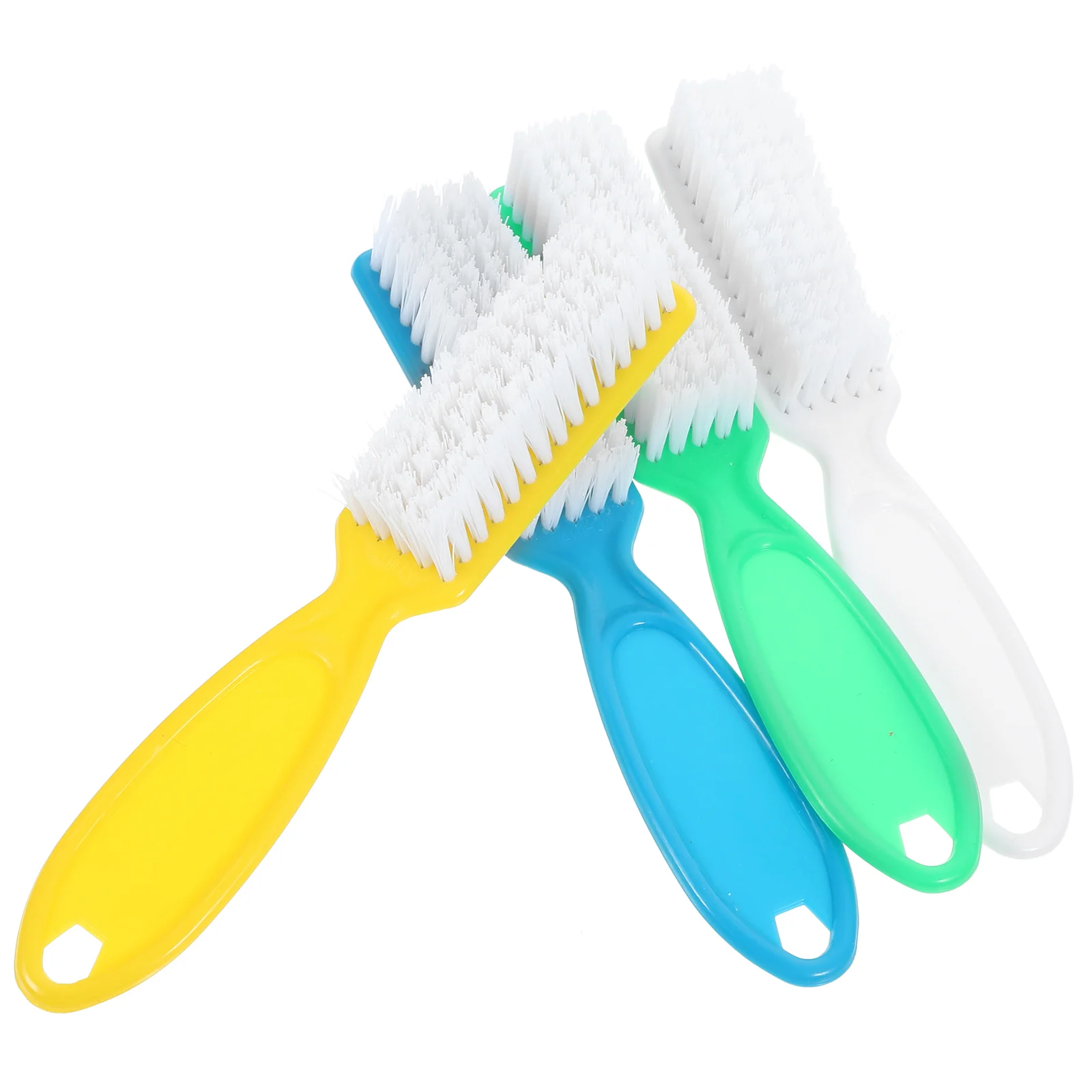 

4pcs Nail Brush Hand Cleaning Scrubbing Brushes Manicure Tool for Salon Nail ( )