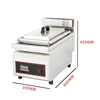 Single Dumpling Pan Commercial Fried Multifunctional Electric Steak Dumpling Frying Fryer Machine Japan Fried Gyoza Cooker 6