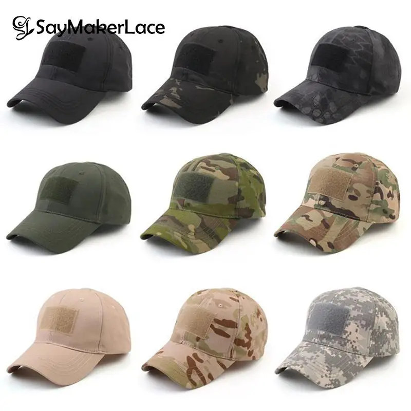 1PCS Military Baseball Caps Camouflage Tactical Army Soldier Combat Paintball Adjustable Summer Snapback Sun Hats Men_voghion.com
