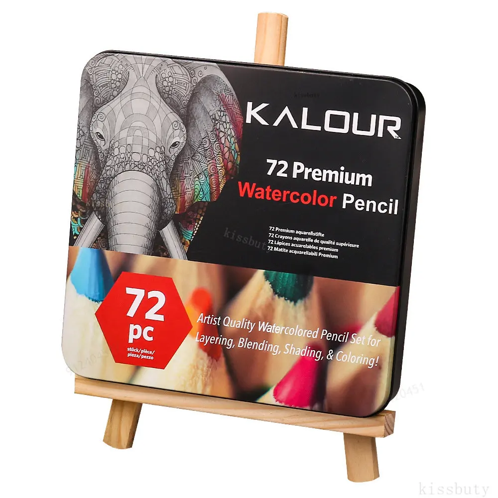 KALOUR Premium Watercolor Pencils, Set of 120 Colors,with Water