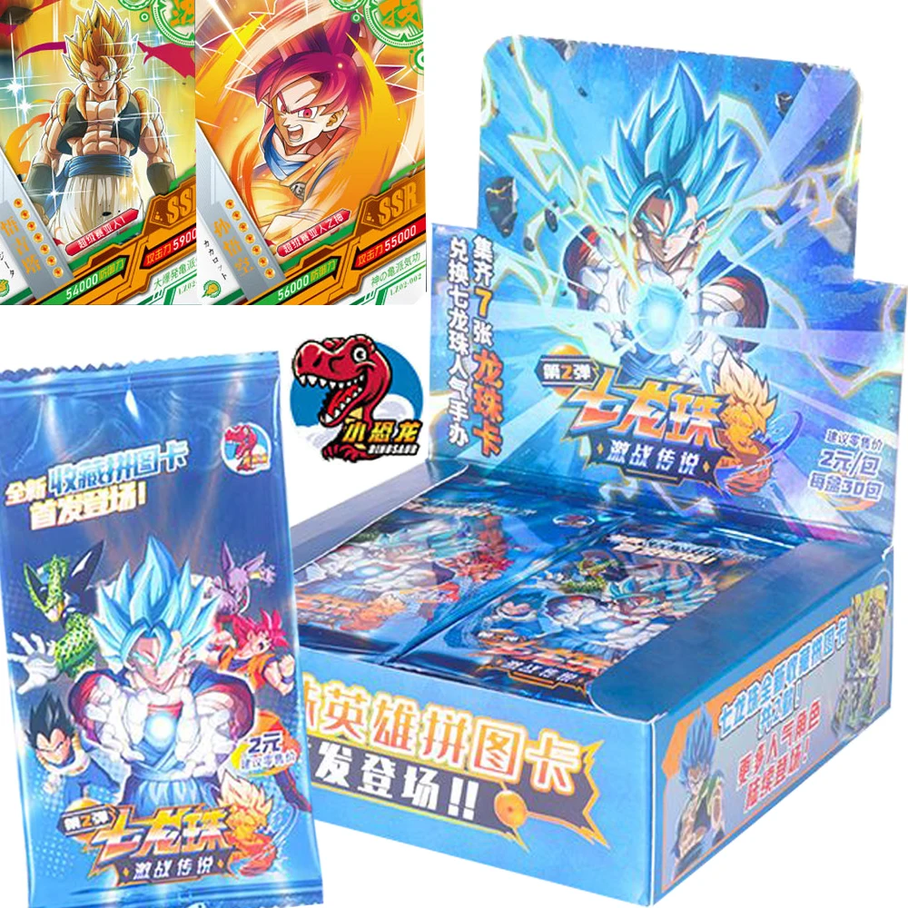 

Dragon Ball Cards Peripheral Collection Japanese Anime Son Goku Deluxe Edition Exclusive Hot Stamping Card Children Hobby Gift