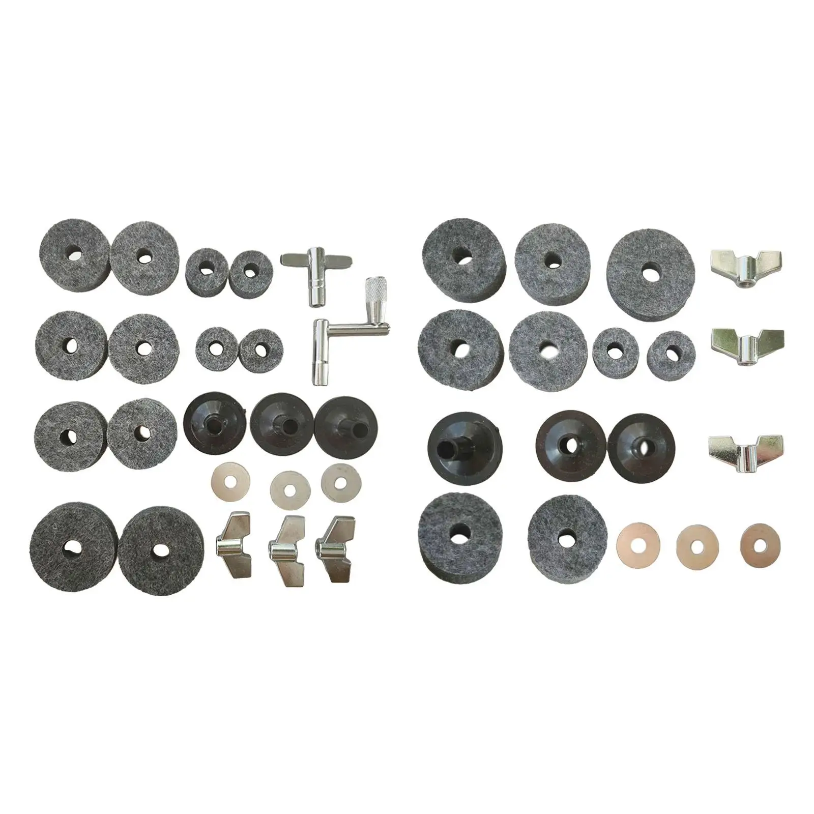 

Cymbal Replacement Accessories Durable Drum Hardware Drum Cymbal Felt Pads Cymbal Stand Felts Percussion Instrument Parts