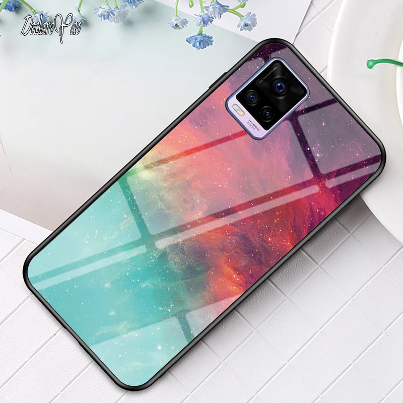 per S10E S15E Custodia in vetro DECLAREYAO Coque in vetro temperato a specchio rigido di lusso per VIVO S1 S12 S15 Pro S1 S5 S6 S7 S12 S15_voghion.com