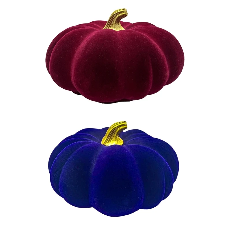 

Stylish Resin Pumpkin Figurine Halloween Decor for Home Gathering or Business Y9RE