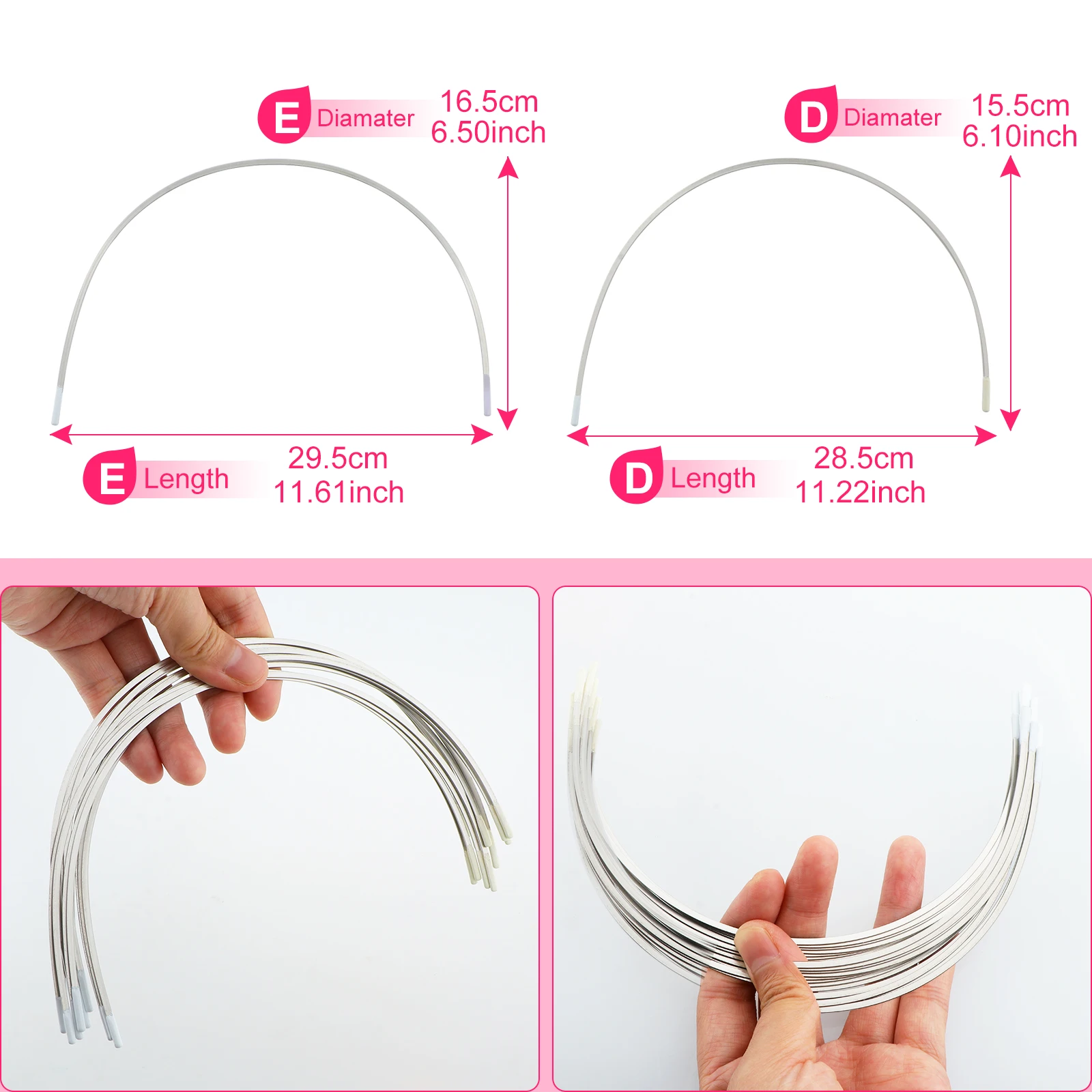 12 Pairs Coated Bra Underwire Replacement Stainless Steel Making Supplies -  AliExpress