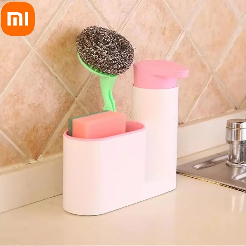 Xiaomi Kitchen Shampoo Soap Dispenser Container Holder Portable Home Bathroom Plastic Practical Liquid Soap Shampoo Storage