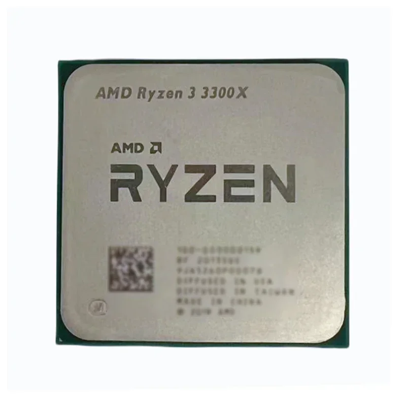 AMD Ryzen 3 3300X 프로세서 ? 4코어 8스레드 3.8GHz 기본 속도, 4.3GHz 최대 부스트 속도, AM4 소켓 16MB L3 캐시 7nm 65W TDP 데스크탑 CPU