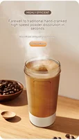 450ML Electric Protein Powder Mixing Cup Automatic Shaker Bottle Mixer Shake Bottle Milk Coffee Blender Kettle fro Gym outdoor 2