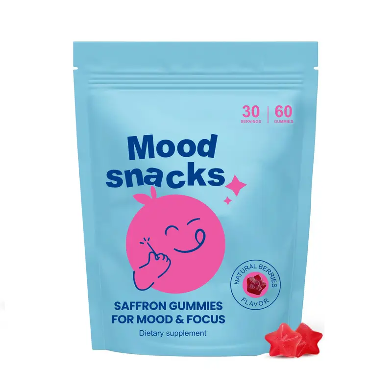 Mood Snacks - Kids Saffron Gummies, Natural Berries Supplements Offer Mood Support and Calms Temper Tantrums, Sugar Free Gummies - Image 7