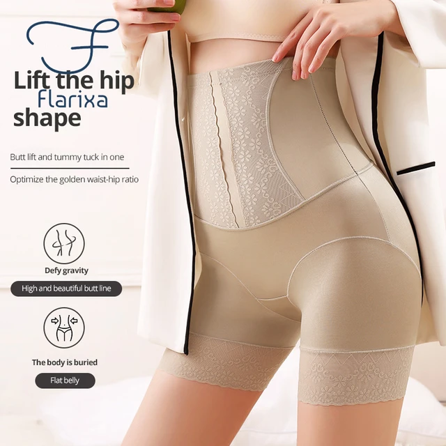 Flarixa Plus Size Shapewear for Women Tummy Control Shorts Waist Trainer  Body Shaper Pants Postpartum Butt Lift Slimming Panties - AliExpress