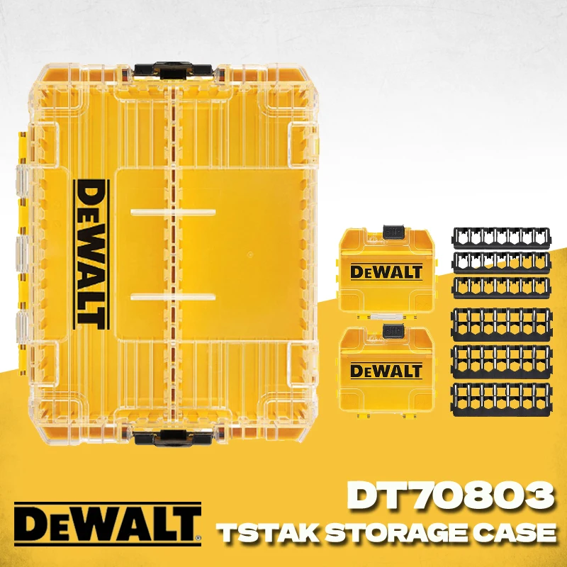 DEWALT TSTAK 터프 보관 케이스 드라이버 비트 부품 보관 상자 DT70800 DT70801 DT70803 DWAN2190 DT70839 DT70716