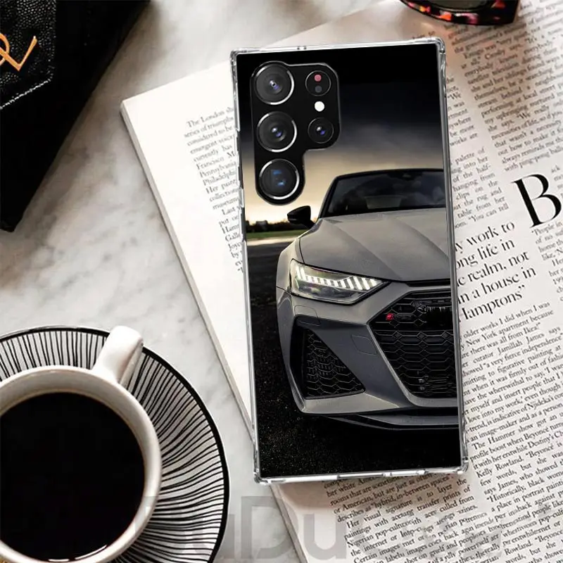 Luxurious Supercar-Themed Galaxy Phone Case with Premium Sport Cover Design