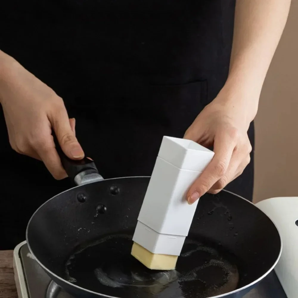 Butter Jar Organiser Applicator Stick Hand Butter Spreader Sticks Plastic Storage Box Kitchen Baking Tools Cheese Keeper Case