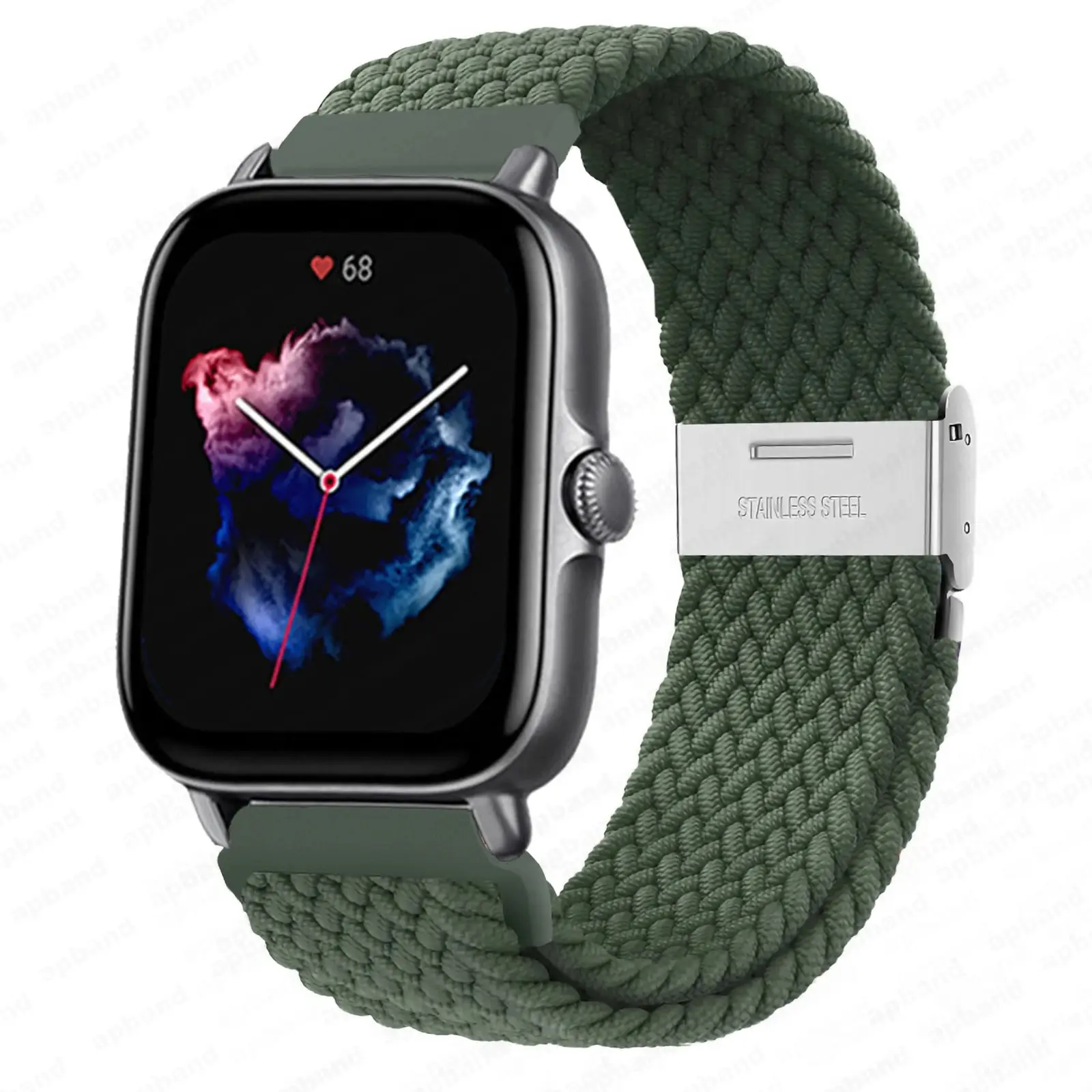 Braided Elastic Watch Band - 20mm/22mm Premium Strap