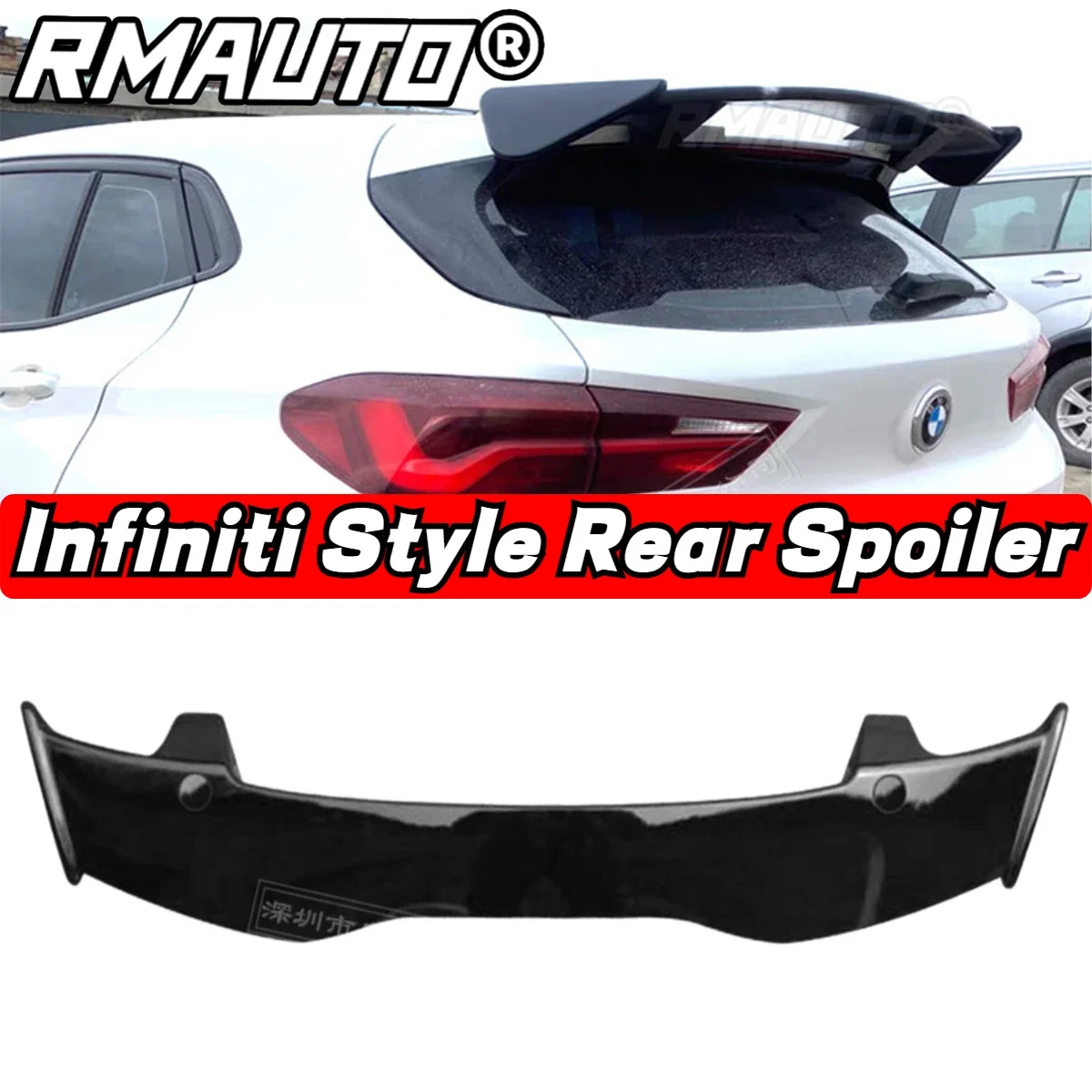 

Universal Car SUV Rear Roof Spoiler Carbon Fiber Hatchback Roof Rear Wing Body Kit For Toyota Honda Nissan KIA Car Accessories