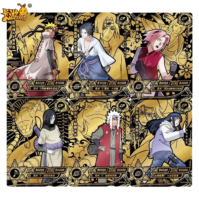 Kayou Gioco Di Carte Genuino Naruto Oro Nero Cp Card Tutto Il Capitolo Anime Whirlpool Naruto Orochimaru Obito Naruto Card Collection