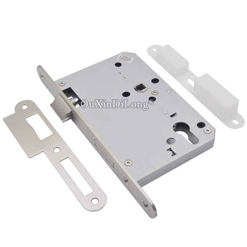 Description Picture 2 of itemStainless Steel European Mortise Door Lock body 7072/7270 Widen Fire Proof Door Lock body Split Door Lock Repair Parts