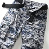 Men Combat Pants With Knee Pads Tactical Cargo Sport Trousers Camouflage Multicam Trekking Hunting Clothes（Not belt） 4