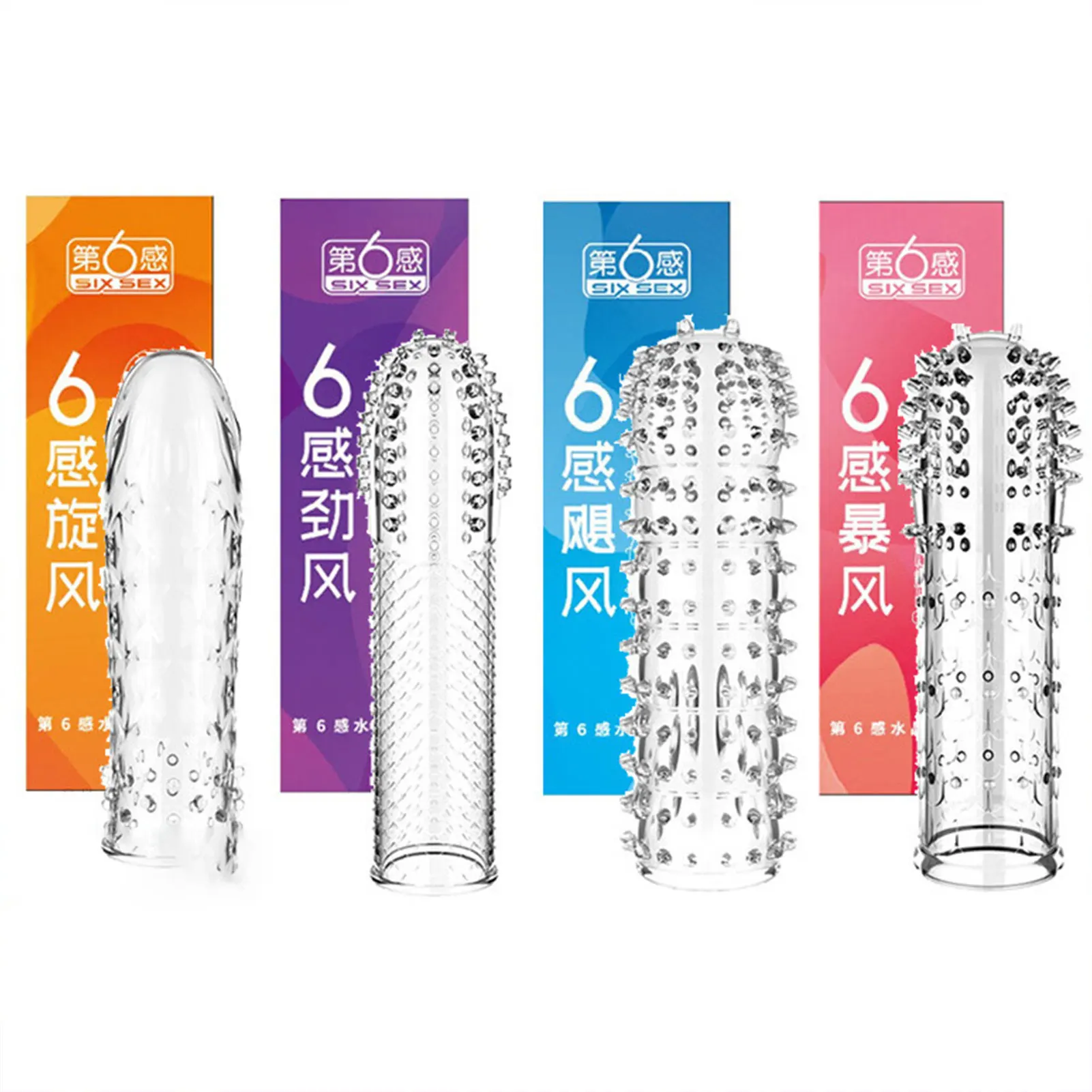 3d Condoms Sexy Toys Penis Ring Penise Enlargement Sleeve Sexyshop Penis Cover For Men 18+ Delay Ejaculation Condoms with Spikes 2