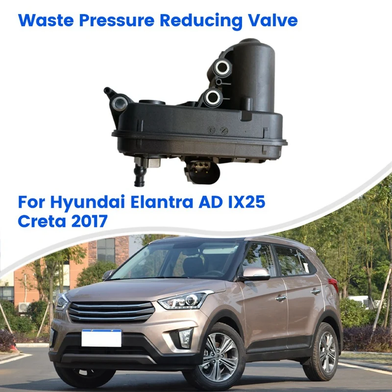 

1 PCS 39400-03AA0 Electronic Waste Pressure Reducing Valve Black ABS For Hyundai Elantra AD IX25 Creta 2017 1.4T OEM 3940003AA0