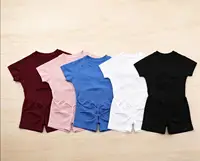 Ensemble de sport 2 pièces Impact L0GO DFSports : Haut de yoga sans couture à manches courtes et short de sport pour femme, idéal pour l'entraînement et la course à pied 1