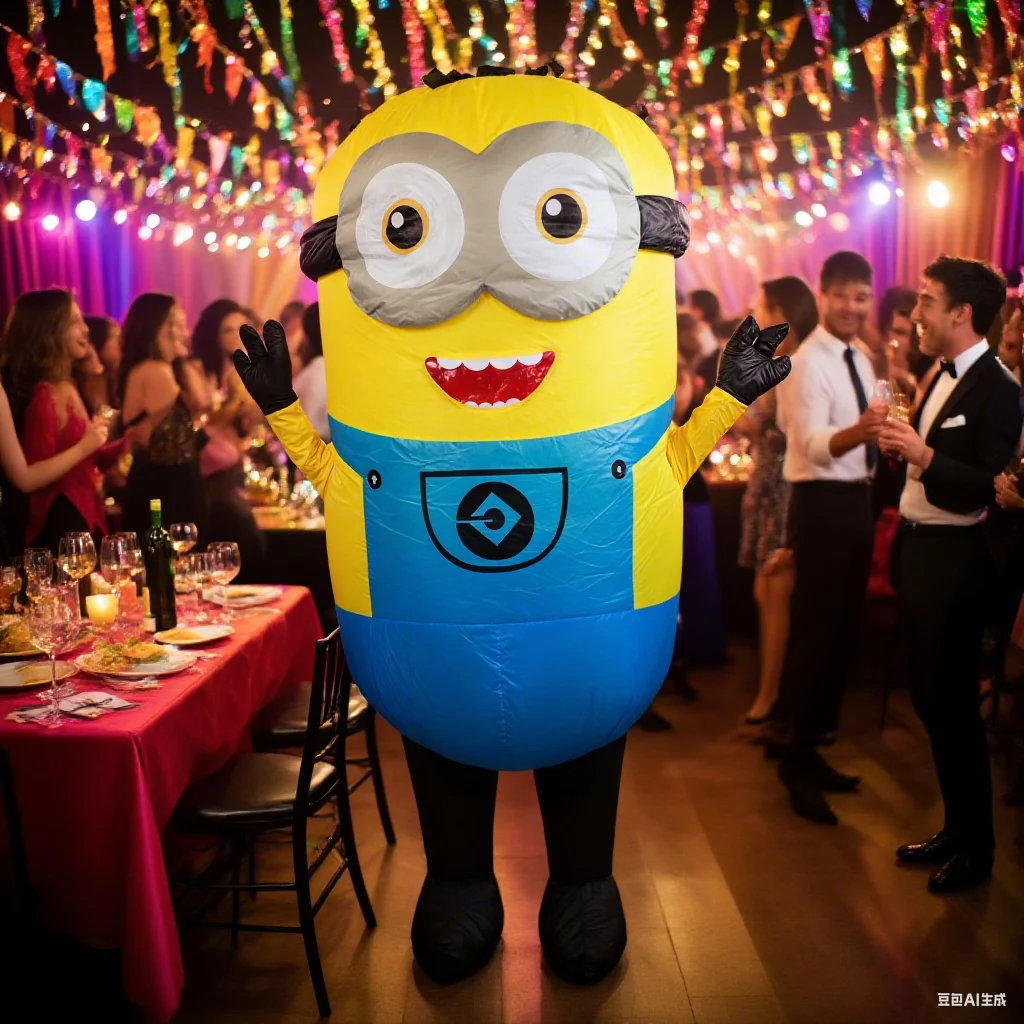 Rayvia Inflatable Minions Costume front view