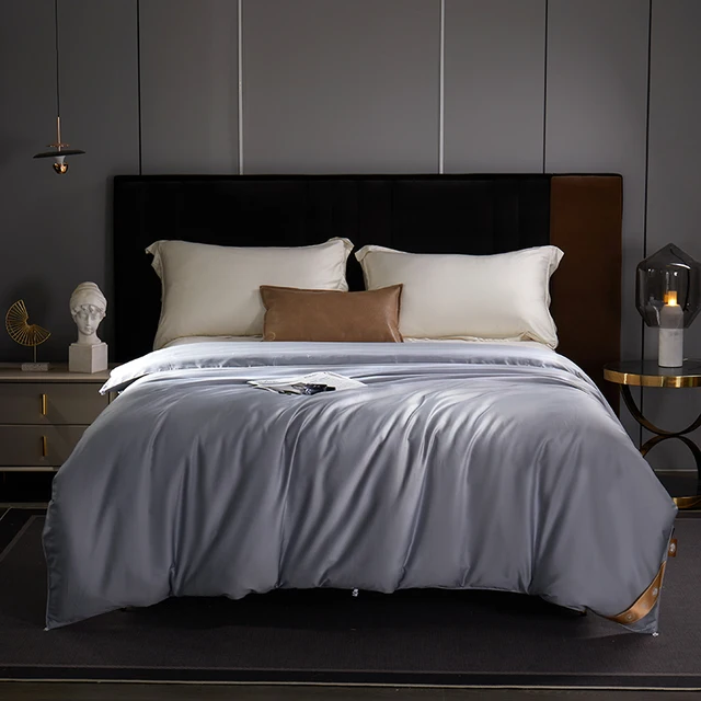 Couette en soie avec rembourrage 100 % pure soie, fraîche en été, légère, qualité hôtel, taille Queen 1